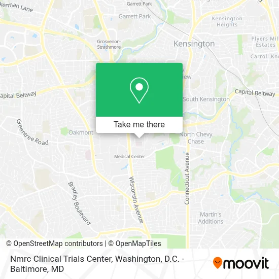 Nmrc Clinical Trials Center map