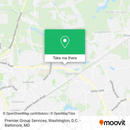 Premier Group Services map