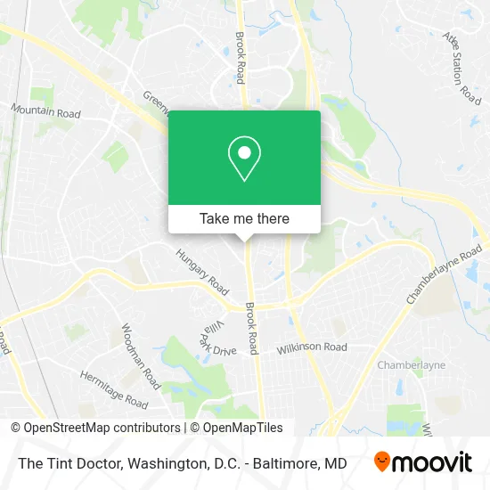 The Tint Doctor map