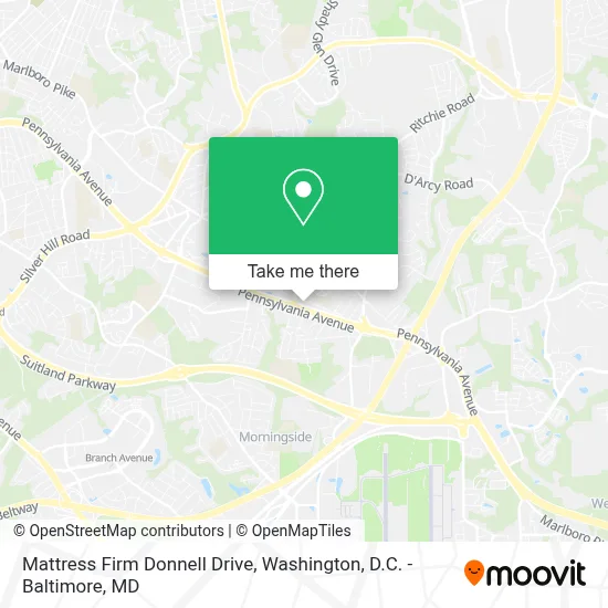 Mattress Firm Donnell Drive map
