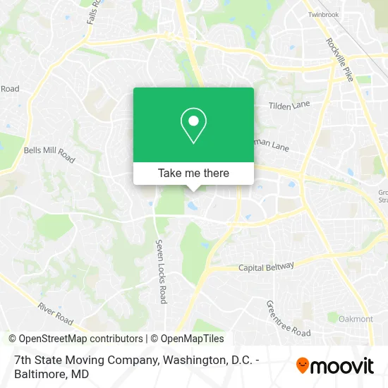 7th State Moving Company map