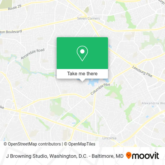 J Browning Studio map