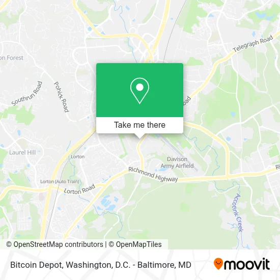 Bitcoin Depot map