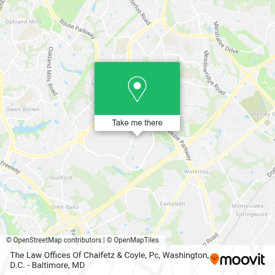 The Law Offices Of Chaifetz & Coyle, Pc map