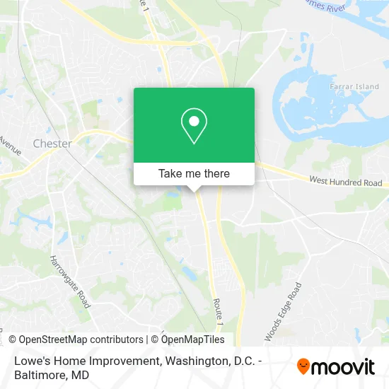 Lowe's Home Improvement map