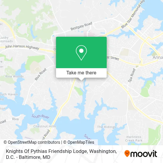 Knights Of Pythias Friendship Lodge map