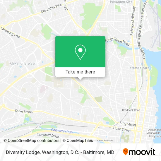 Diversity Lodge map