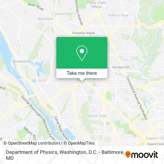 Department Of Physics map