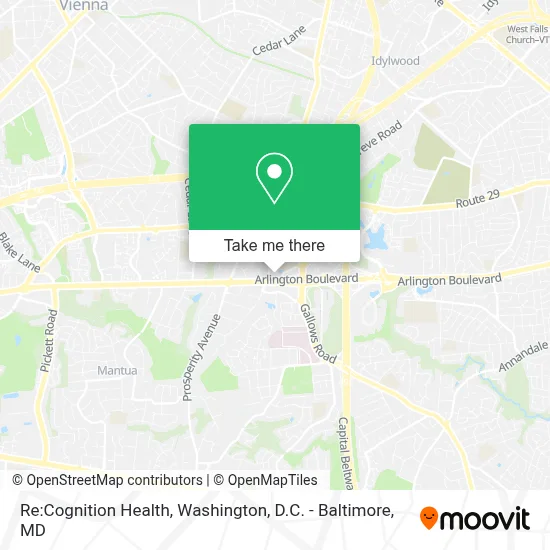 Re:Cognition Health map
