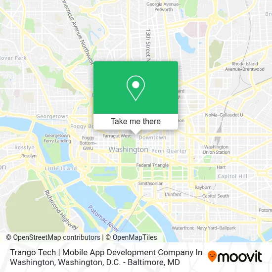 Trango Tech | Mobile App Development Company In Washington map
