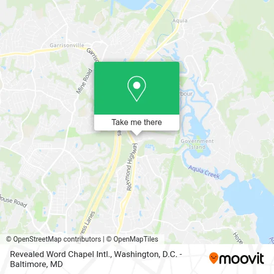 Revealed Word Chapel Intl. map