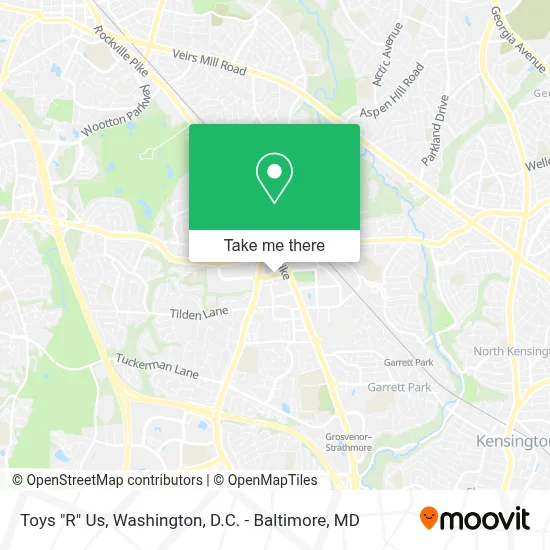 Toys "R" Us map
