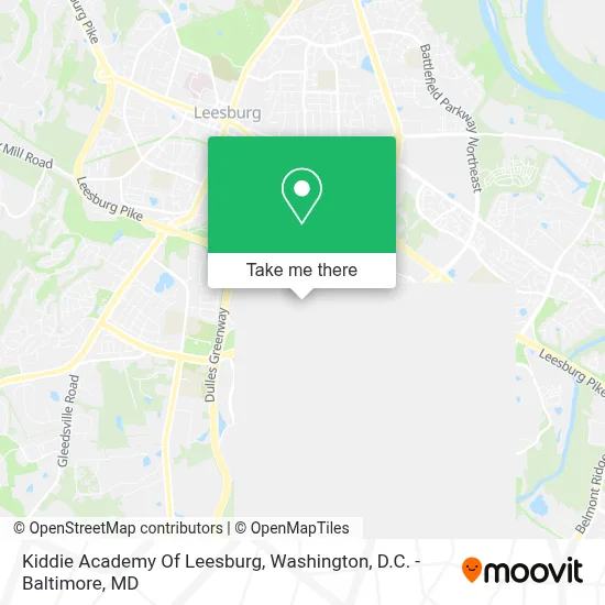 Kiddie Academy Of Leesburg map