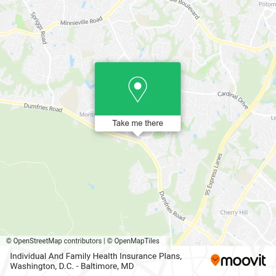 Individual And Family Health Insurance Plans map