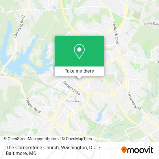The Cornerstone Church map