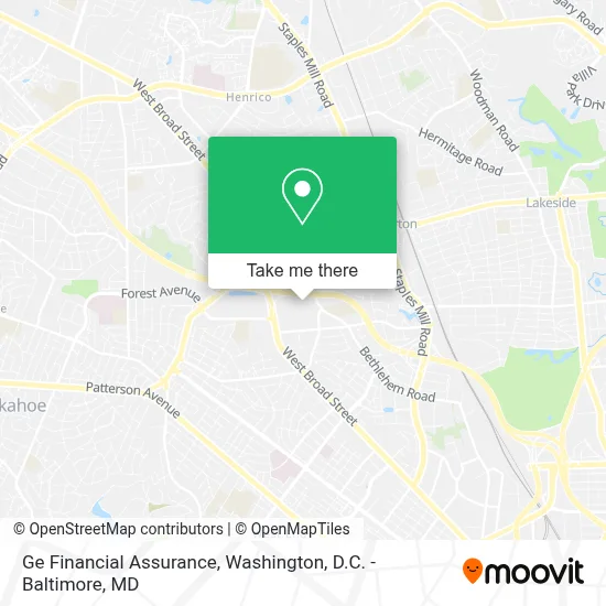Ge Financial Assurance map