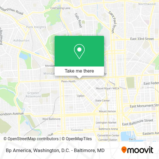 Bp America map