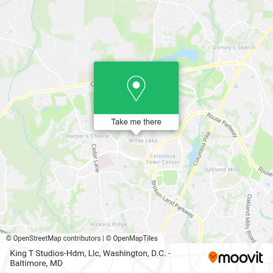 King T Studios-Hdm, Llc map