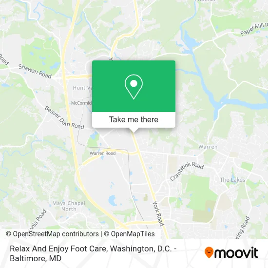 Relax And Enjoy Foot Care map