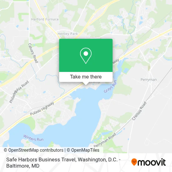Safe Harbors Business Travel map