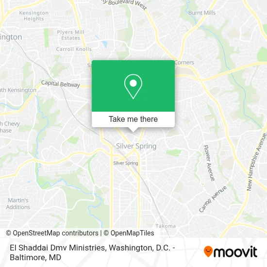 El Shaddai Dmv Ministries map