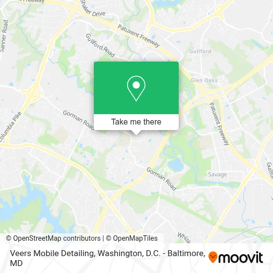 Veers Mobile Detailing map