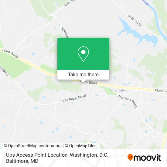 Ups Access Point Location map
