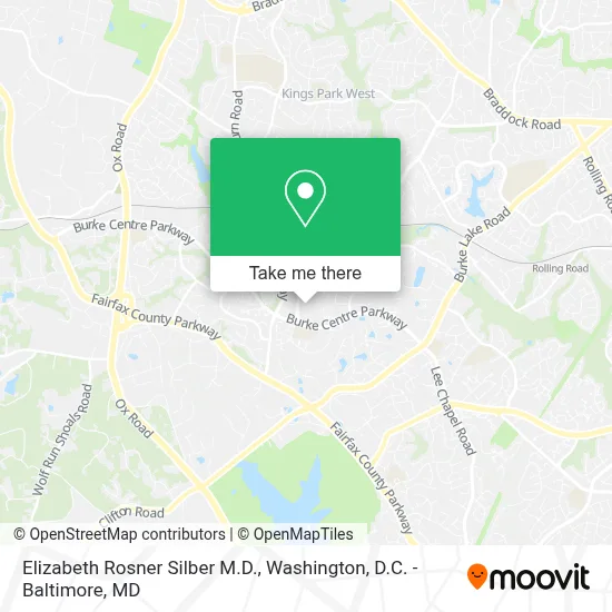 Elizabeth Rosner Silber M.D. map