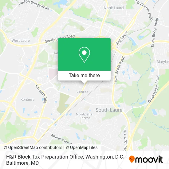 H&R Block Tax Preparation Office map