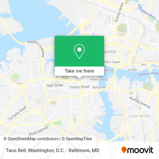 Taco Bell map