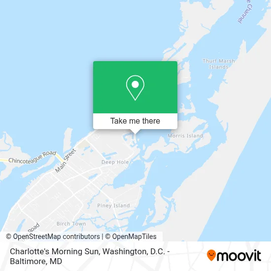 Charlotte's Morning Sun map
