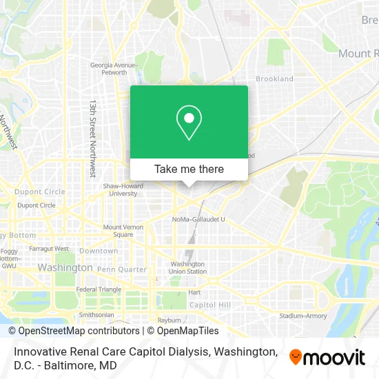 Innovative Renal Care Capitol Dialysis map