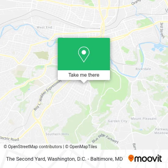 The Second Yard map