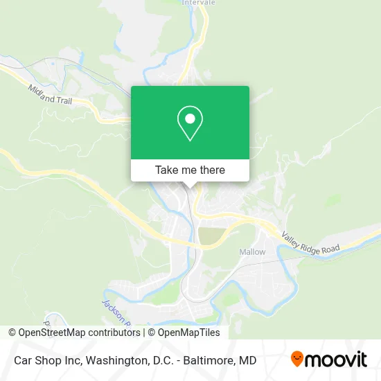 Car Shop Inc map