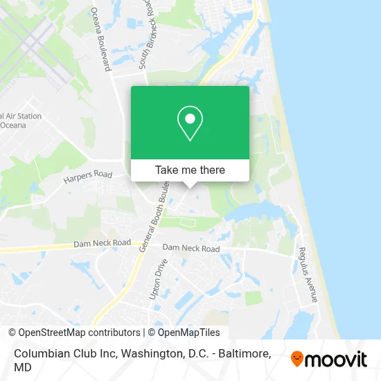 Columbian Club Inc map