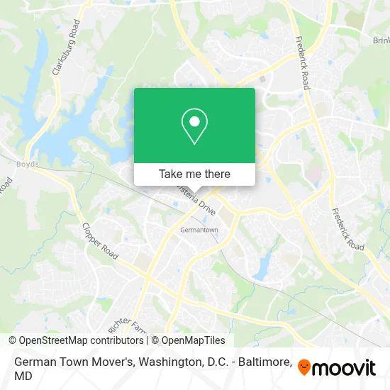 German Town Mover's map