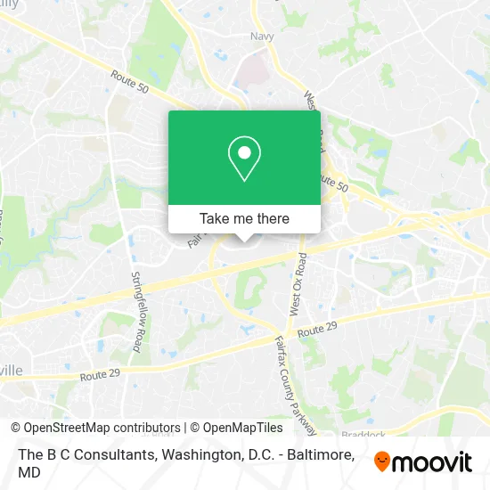 The B C Consultants map