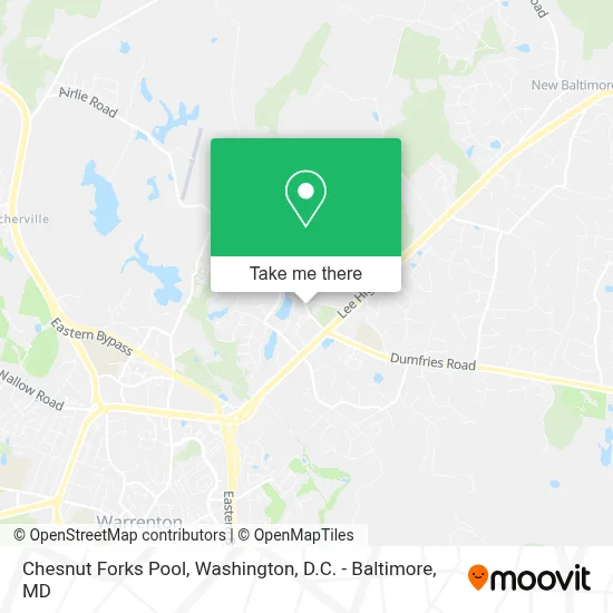 Chesnut Forks Pool map
