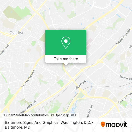 Baltimore Signs And Graphics map