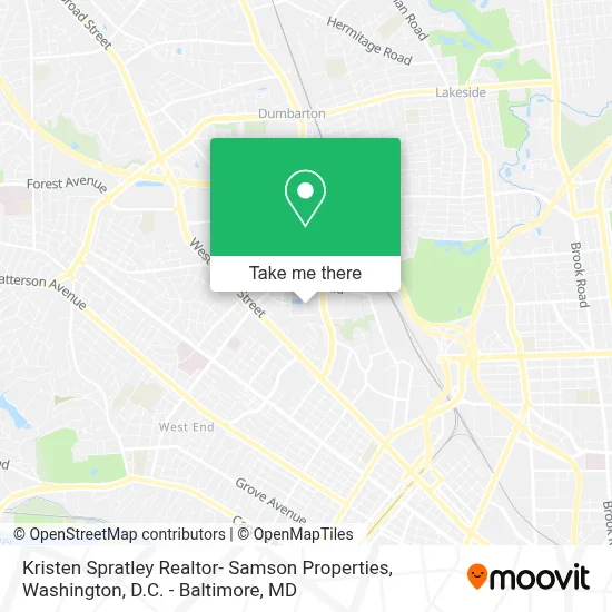 Kristen Spratley Realtor- Samson Properties map