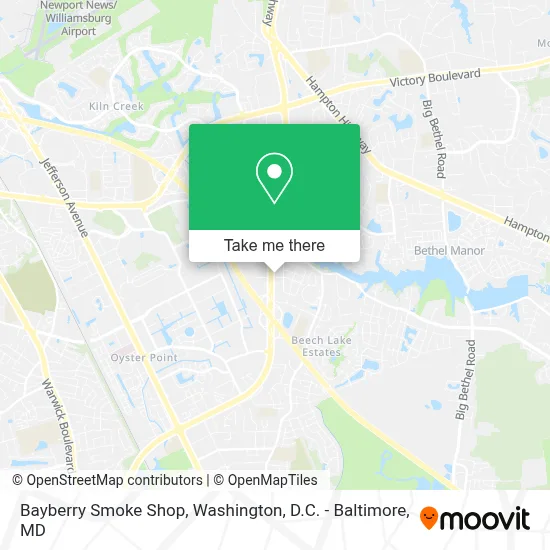 Bayberry Smoke Shop map