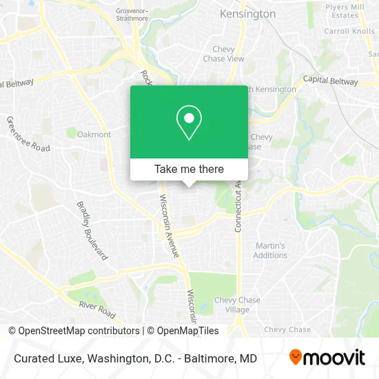 Curated Luxe map
