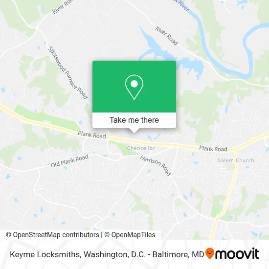 Keyme Locksmiths map