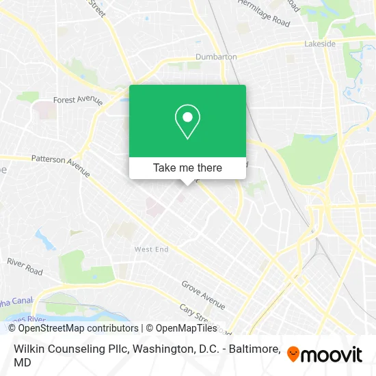 Wilkin Counseling Pllc map