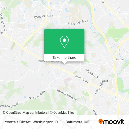 Yvette's Closet map