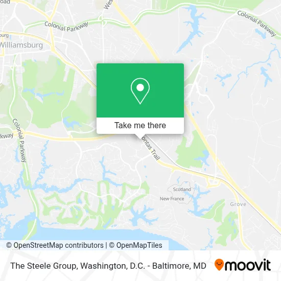 The Steele Group map