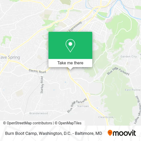 Burn Boot Camp map