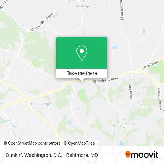 Dunkin' map
