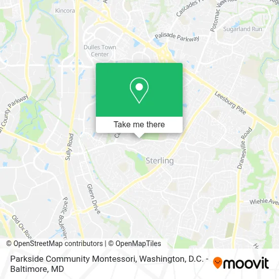 Parkside Community Montessori map