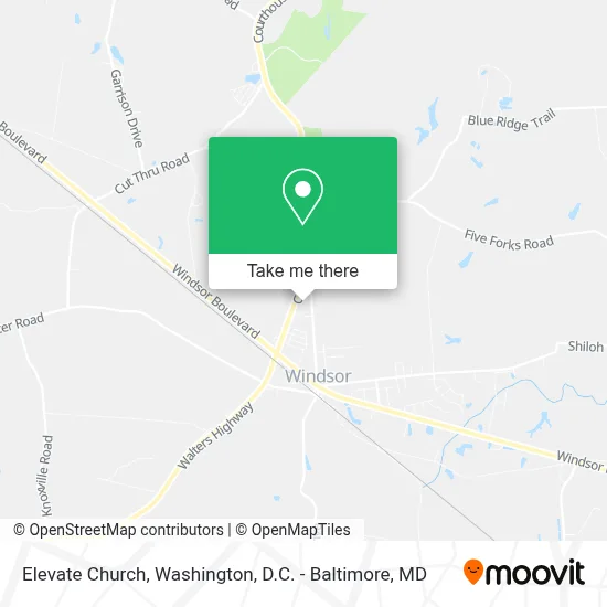 Elevate Church map